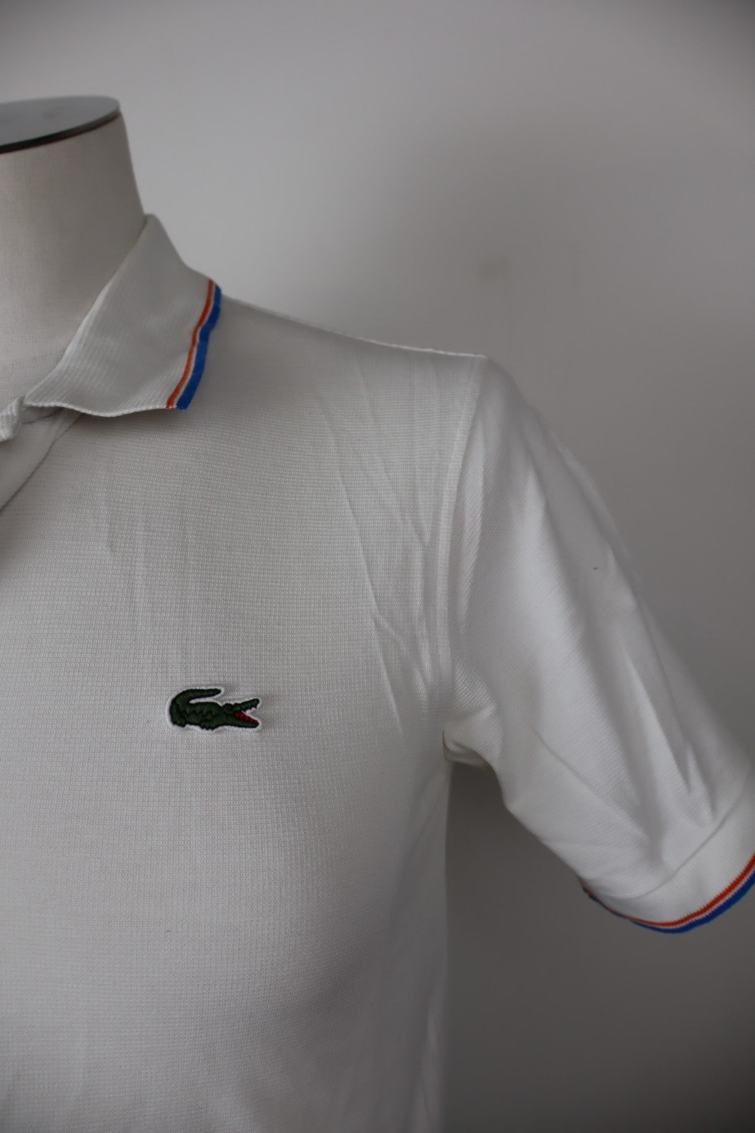 LACOSTE POLO MAGLIA UOMO COTONE TG. 2 MAN COTTON T-SHIRT CASUAL VINTAGE LOGO