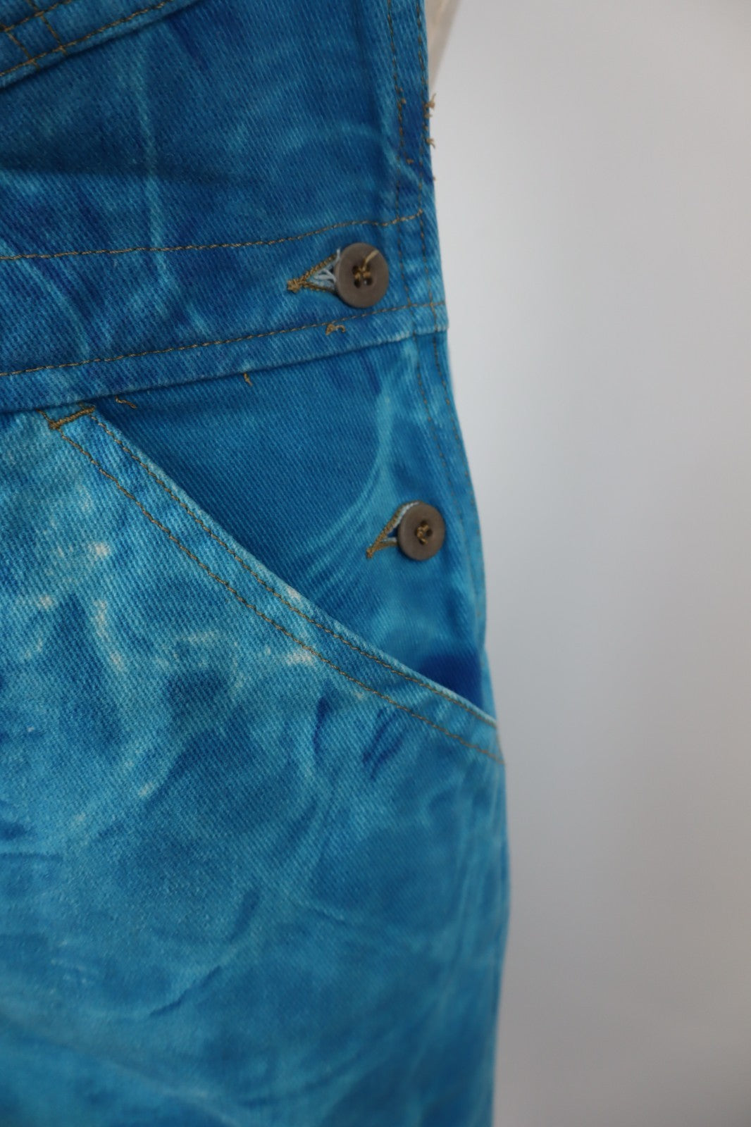GAS VESTITO SALOPETTE JEANS DONNA TG. S WOMAN CASUAL VINTAGE DRESS ABITO