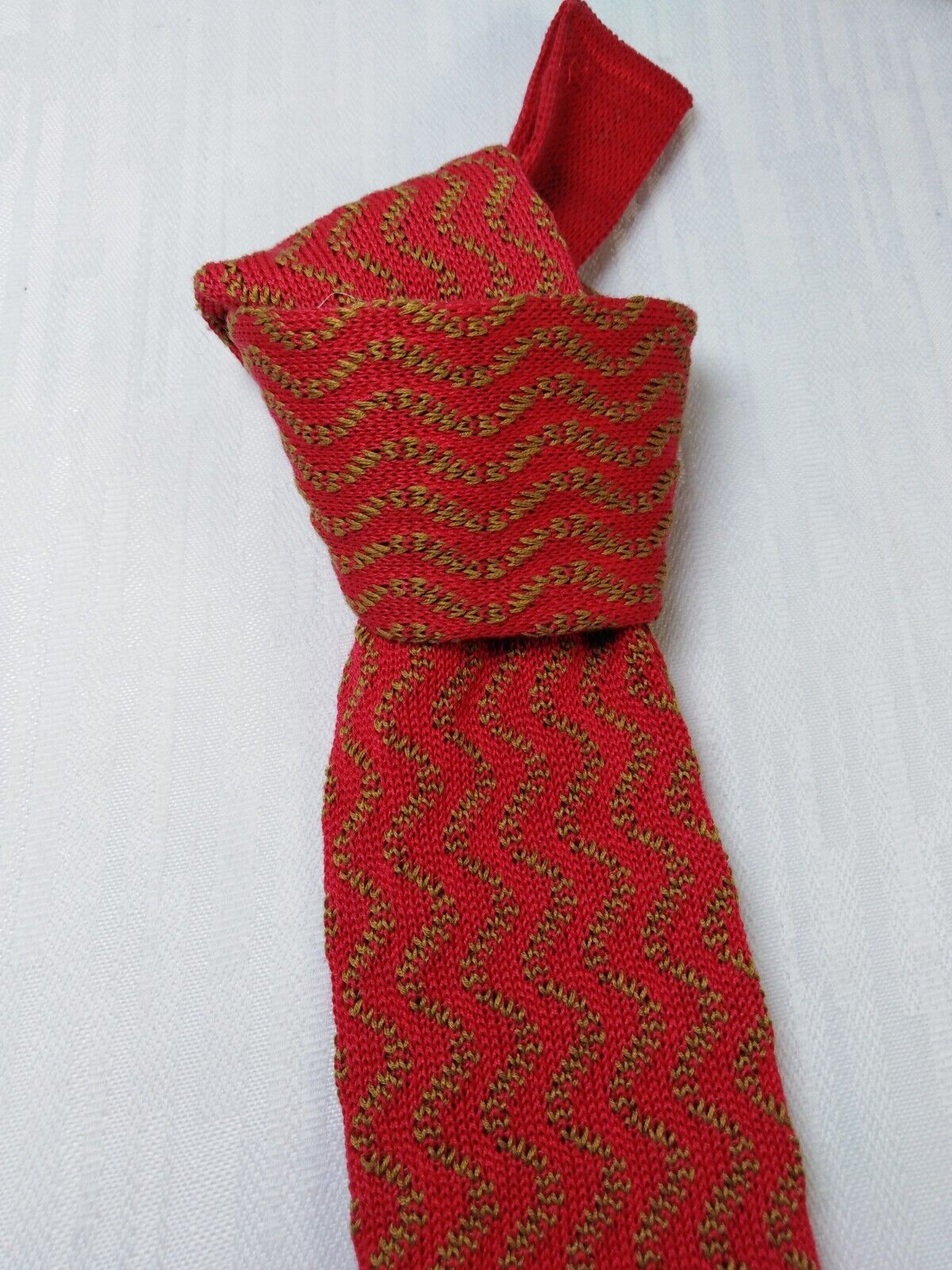 PIERRE CARDIN TRUNK COTONE COTTON TIE CRAVATTA NECKTIE ITALY VINTAGE CLASSIC