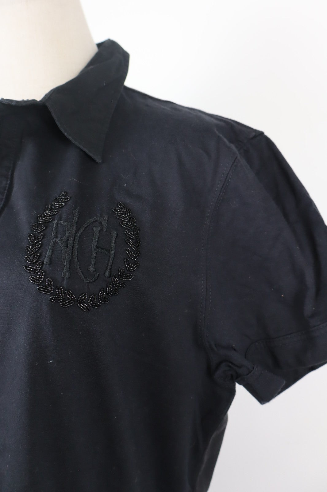 JOHN RICHMOND POLO MAGLIA DONNA TG XL WOMAN CASUAL VINTAGE T-SHIRT COTONE COTTON