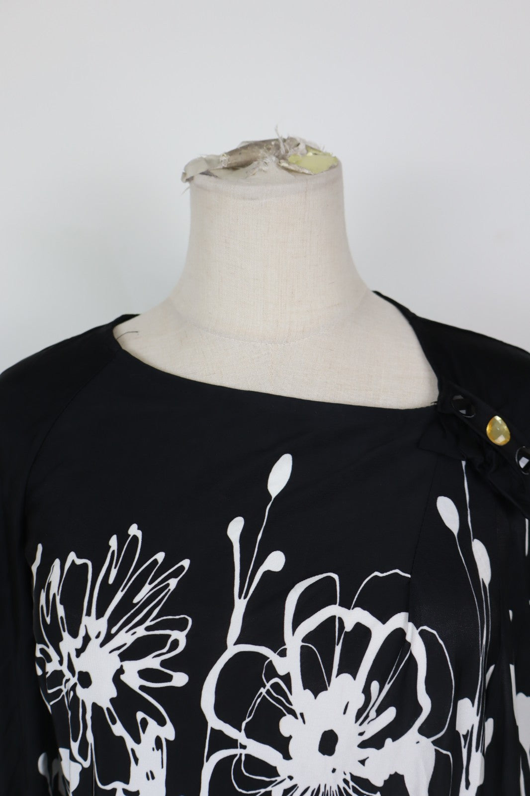 PIERRE CARDIN VESTITO DONNA TG. 44 WOMAN CASUAL VINTAGE DRESS ABITO VISCOSA
