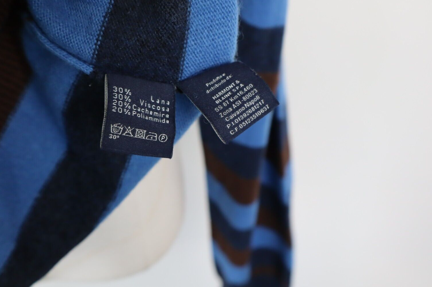 HARMONT & BLAINE MAGLIONE COTONE LANA VINTAGE UOMO Tg. 56 SWEATER MAN CASUAL