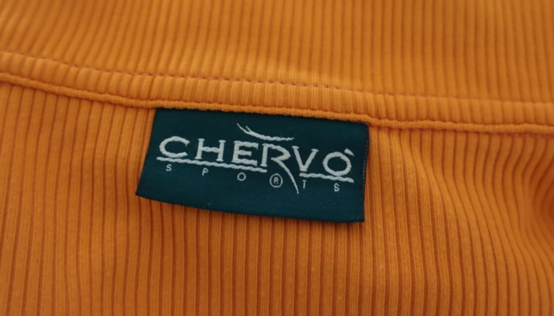 CHERVO' SPORTS FELPA CON ZIP DONNA Tg S WOMAN CASUAL VINTAGE SPORT SWEATSHIRT