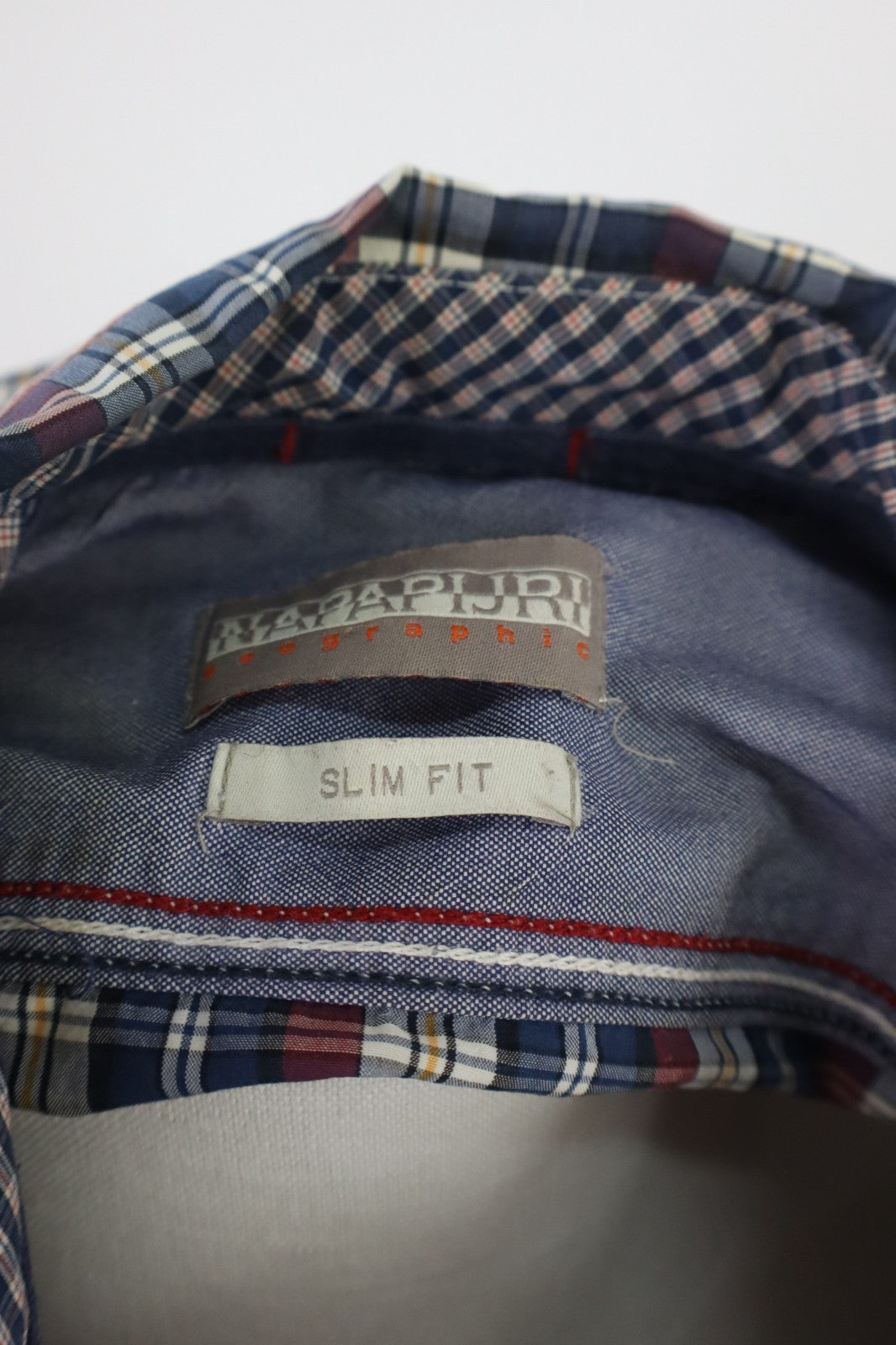 NAPAPIJRI CAMICIA SHIRT UOMO Tg M MAN VINTAGE CASUAL COTONE COTTON