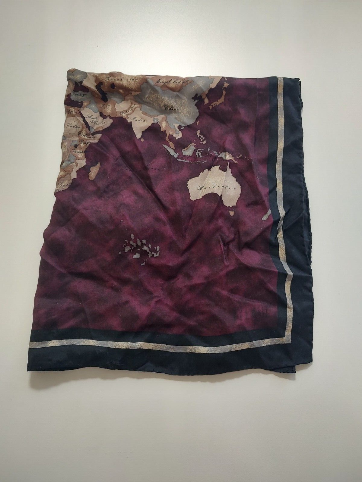 ALVIERO MARTINI 1 CLASSE FOULARD 100% SILK SETA SCARVES SCARF SQUARE MADE ITALY