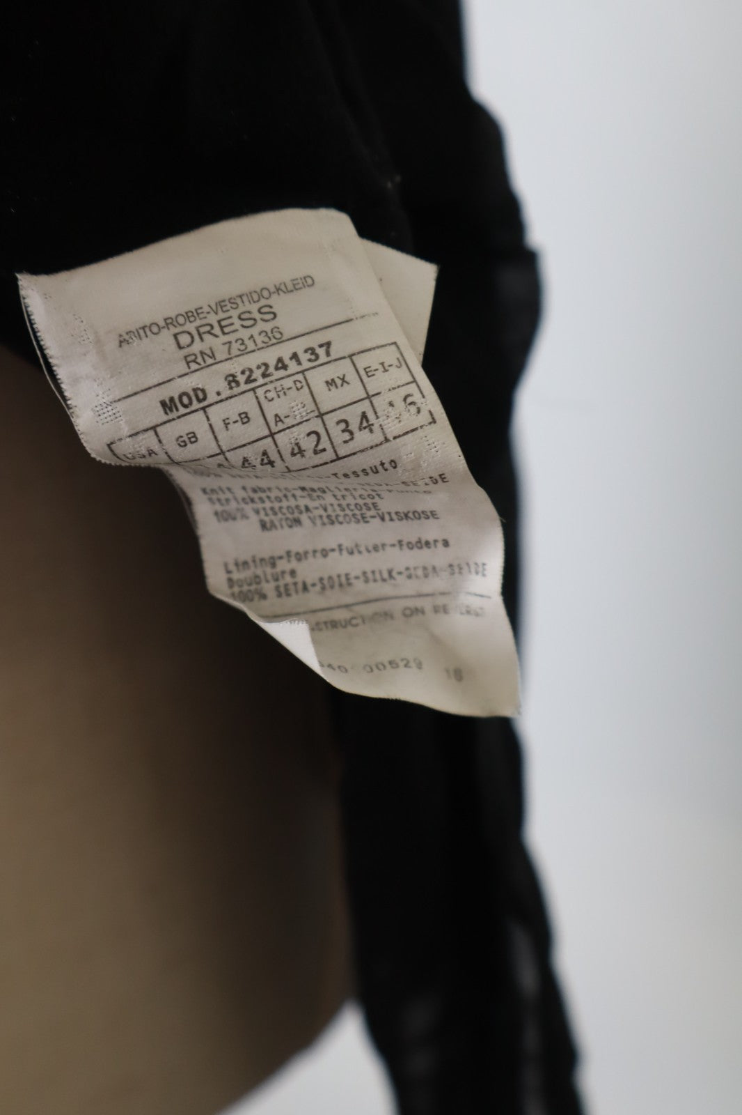 MAX&CO VESTITO DONNA TG 46 WOMAN CASUAL VINTAGE DRESS ABITO SETA