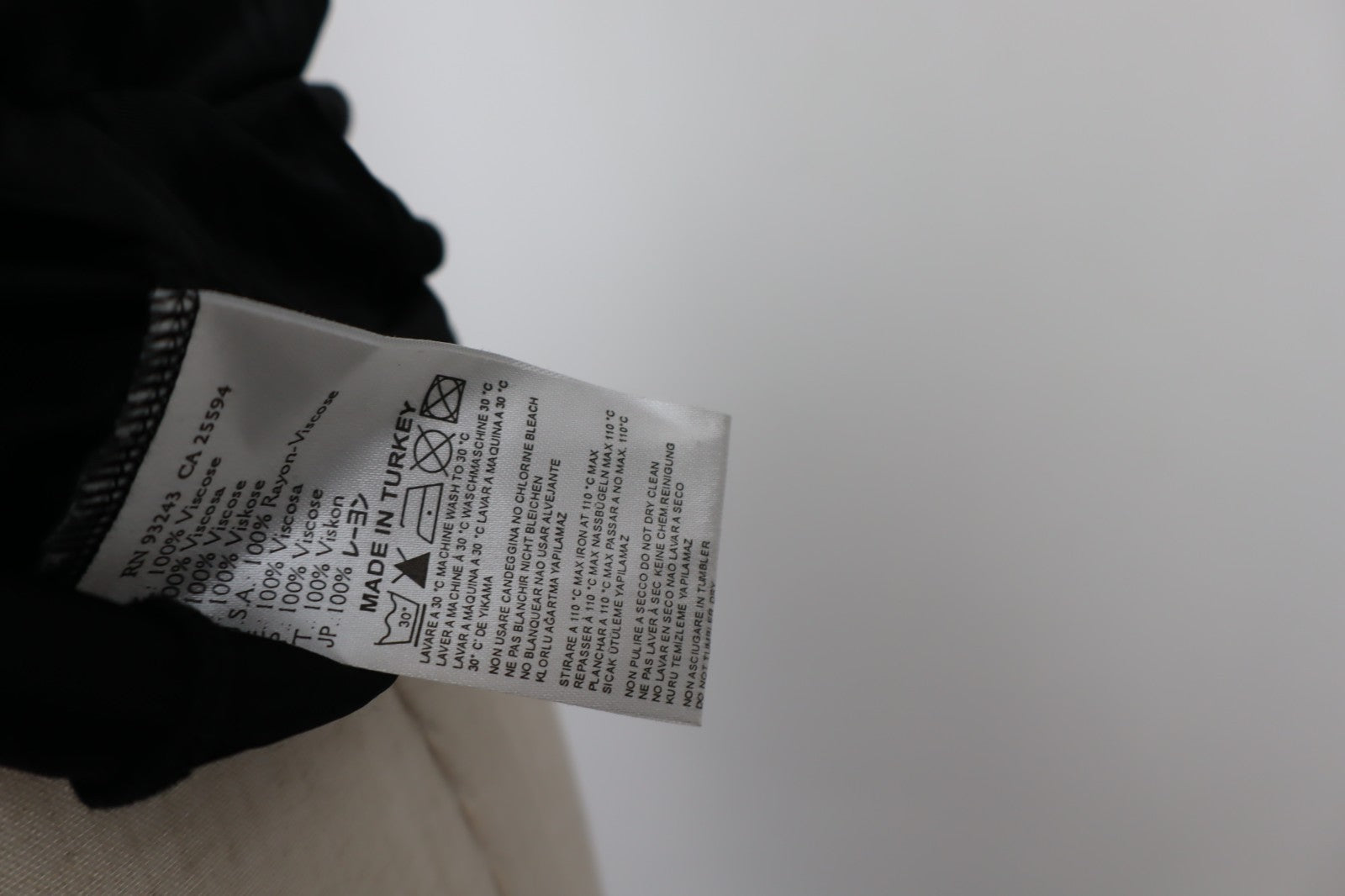 DIESEL MAGLIA CANOTTA DONNA TG. S WOMAN CASUAL VINTAGE T-SHIRT TOP NERO VISCOSA