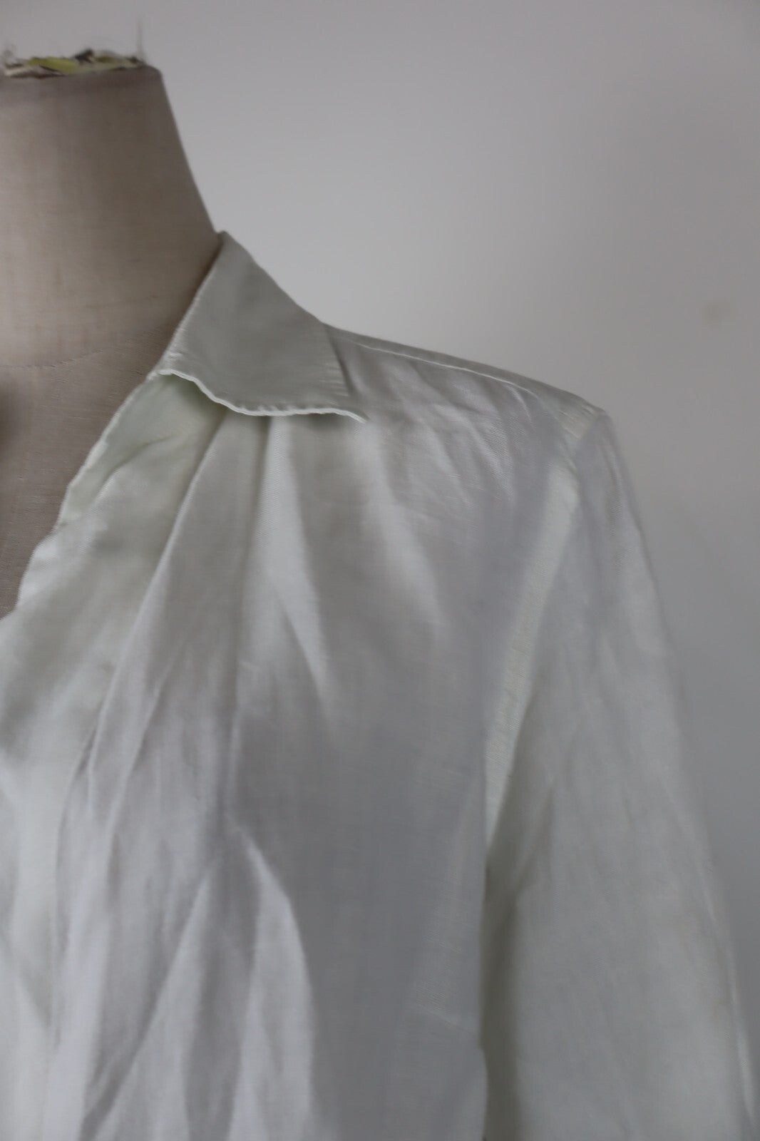 MAX MARA CAMICIA DONNA TG. 42 WOMAN SHIRT CASUAL VINTAGE LINO LINEN