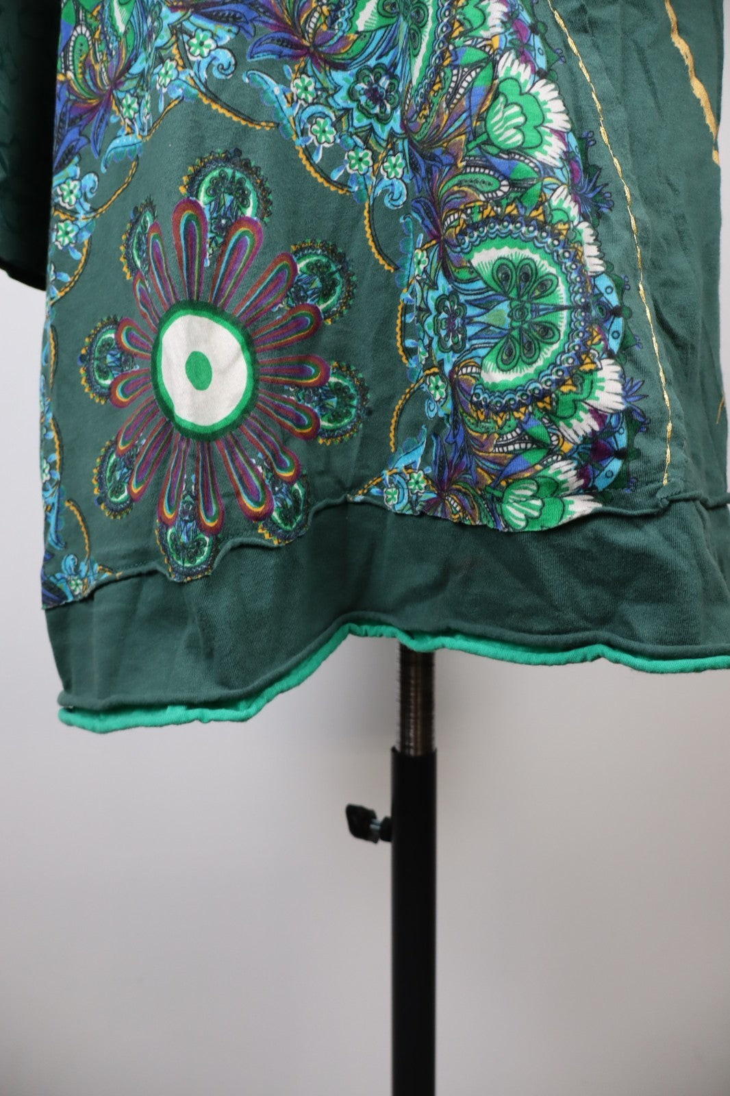 DESIGUAL  VESTITO ABITO DONNA 44 WOMAN CASUAL VINTAGE DRESS MANICA LUNGA LOGO