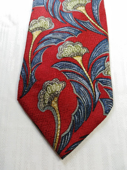 ANTONIO BASILE 100% SILK TIE SETA CRAVATTA NECKTIE MADE IN ITALY VINTAGE CLASSIC