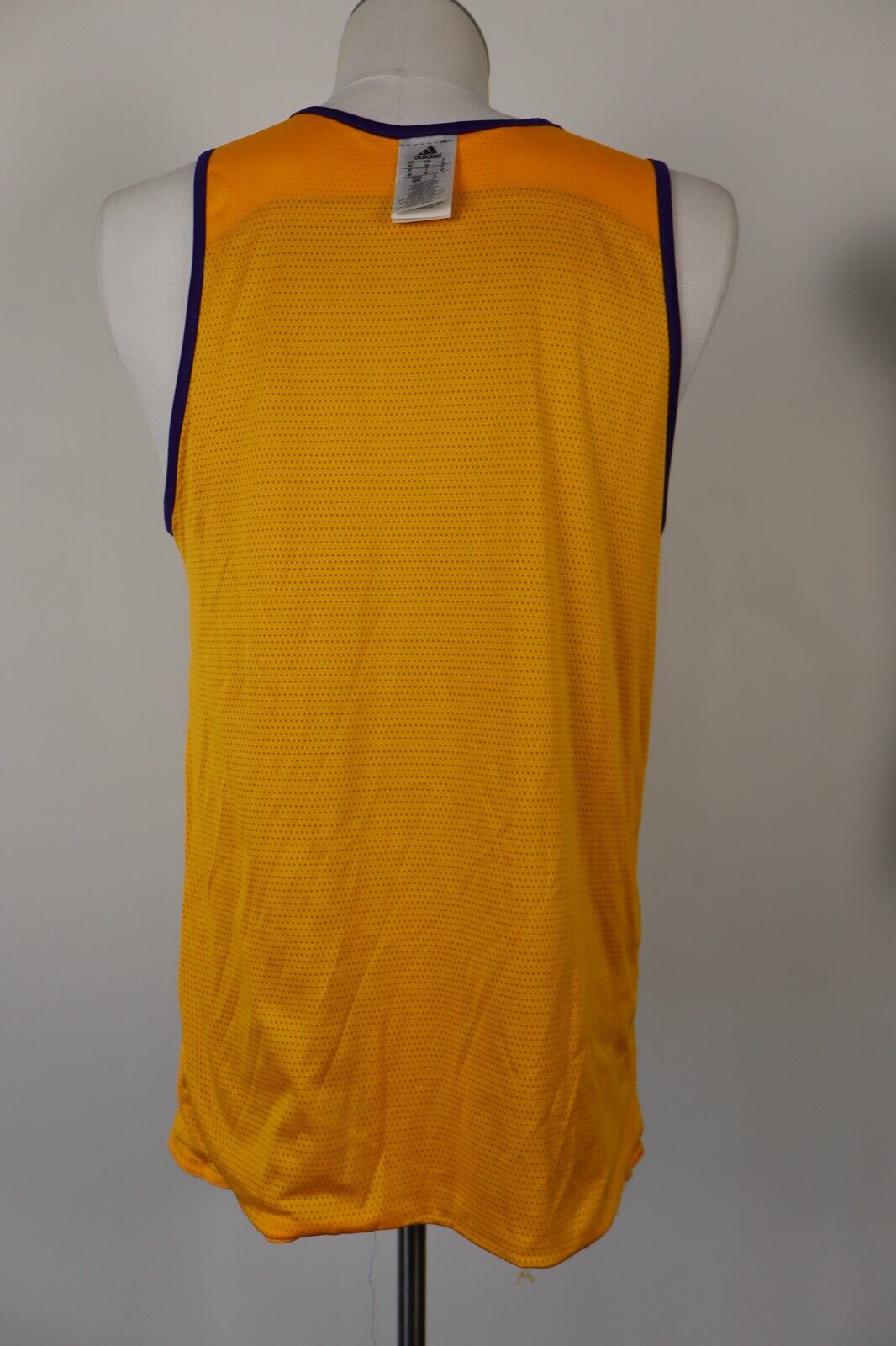 ADIDAS LAKERS LOS ANGELES NBA CANOTTA BASKET T-SHIRT UOMO TG M SPORT