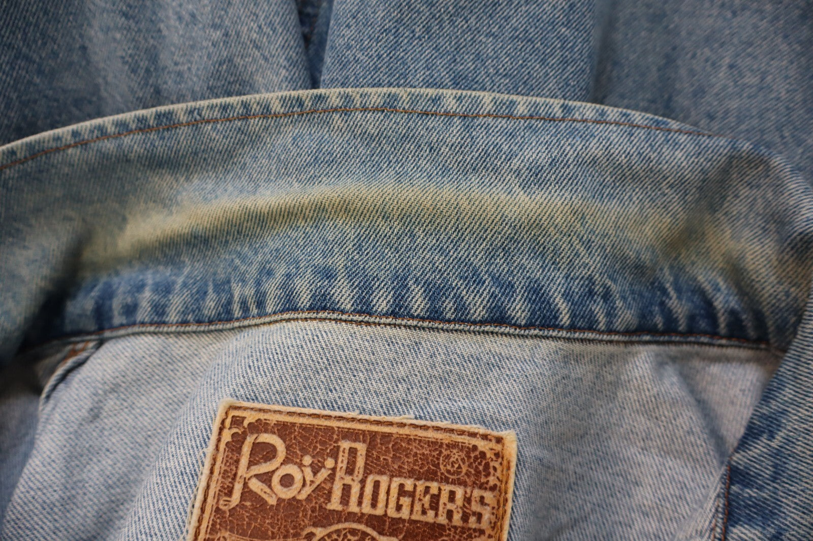 ROY ROGER'S GIUBBINO JEANS DENIM GIACCA UOMO XL MAN CASUAL JACKET VINTAGE
