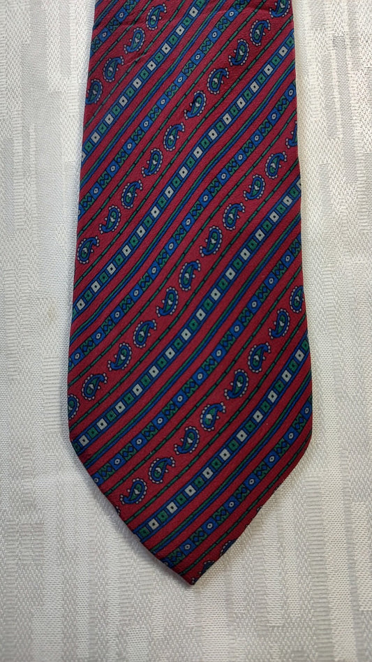 GUY LAROCHE 100% SILK TIE SETA CRAVATTA NECKTIE MADE IN ITALY CLASSIC