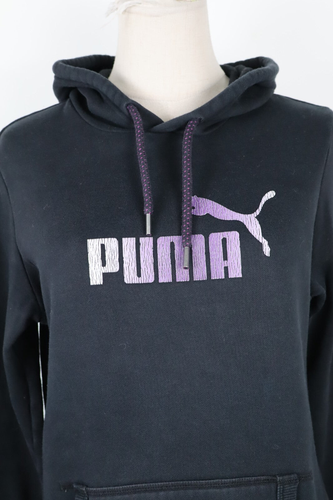 PUMA FELPA CAPPUCCIO DONNA Tg 42 WOMEN CASUAL VINTAGE SPORT SWEATSHIRT