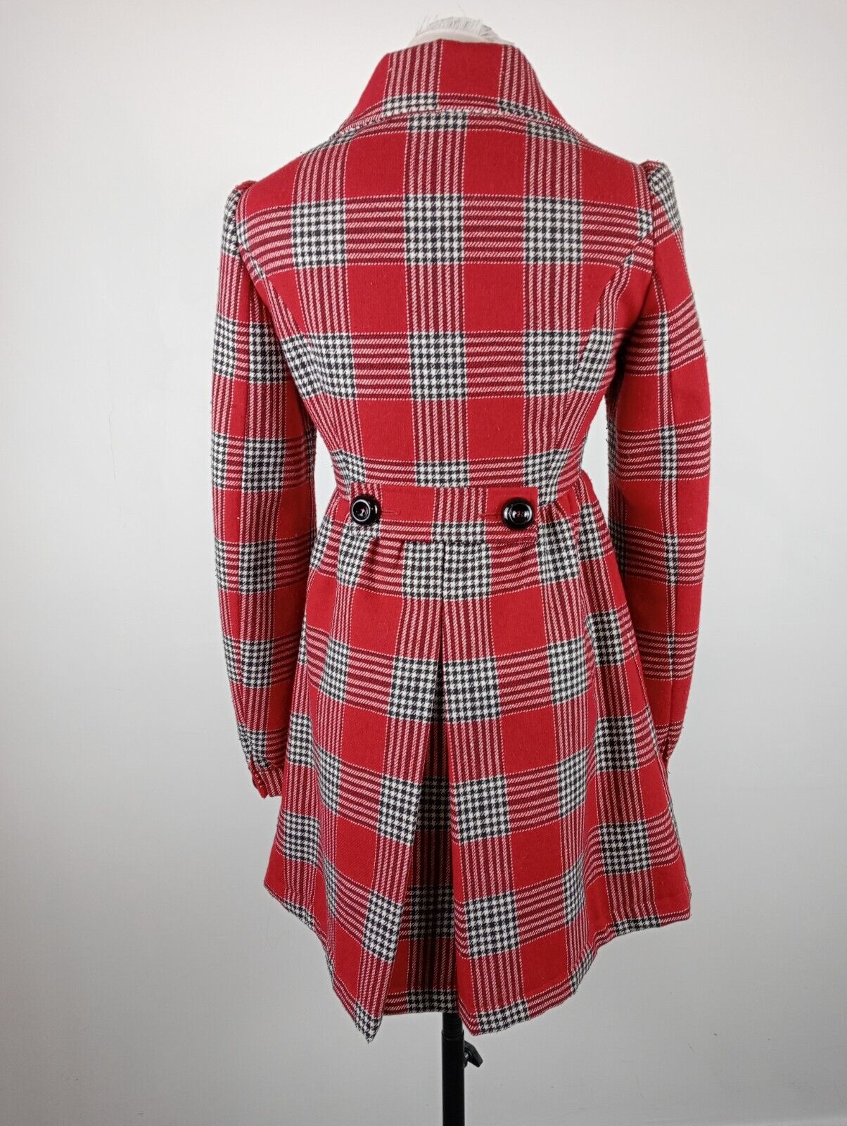 MISS BORSALINO CAPPOTTO DONNA COAT Tg 40 WOMEN LANA WOOL VINTAGE CASUAL JACKET