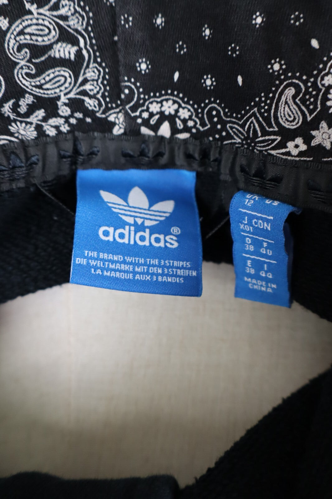 ADIDAS FELPA CON ZIP CAPPUCCIO DONNA Tg 44 WOMEN CASUAL VINTAGE SPORT SWEATSHIRT
