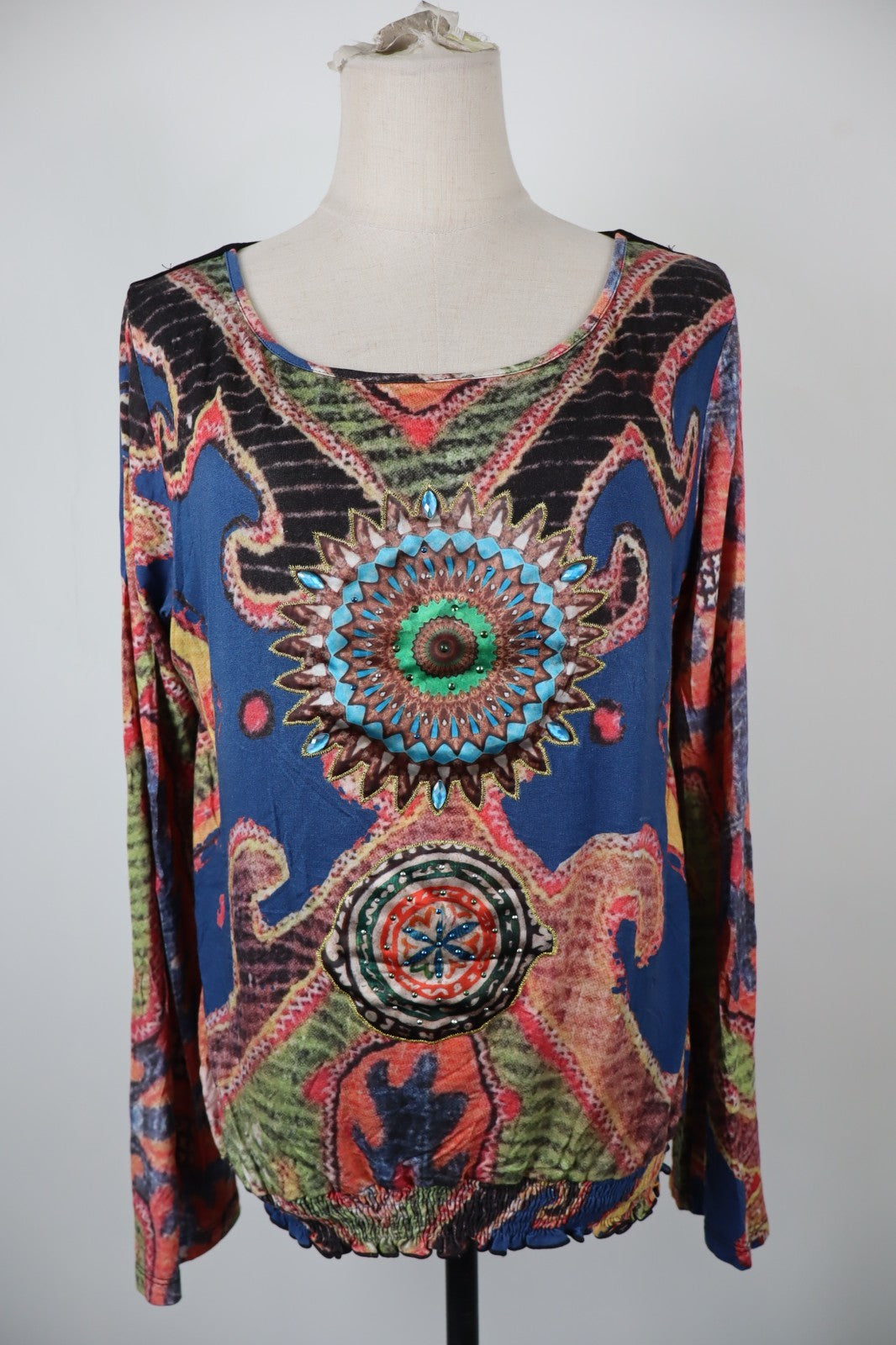 DESIGUAL MAGLIA  DONNA TG. 2XL WOMAN CASUAL VINTAGE T-SHIRT TOP