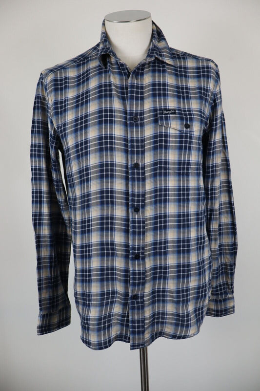 WRANGLER CAMICIA UOMO TG. M MAN CASUAL VINTAGE SHIRT COTONE COTTON