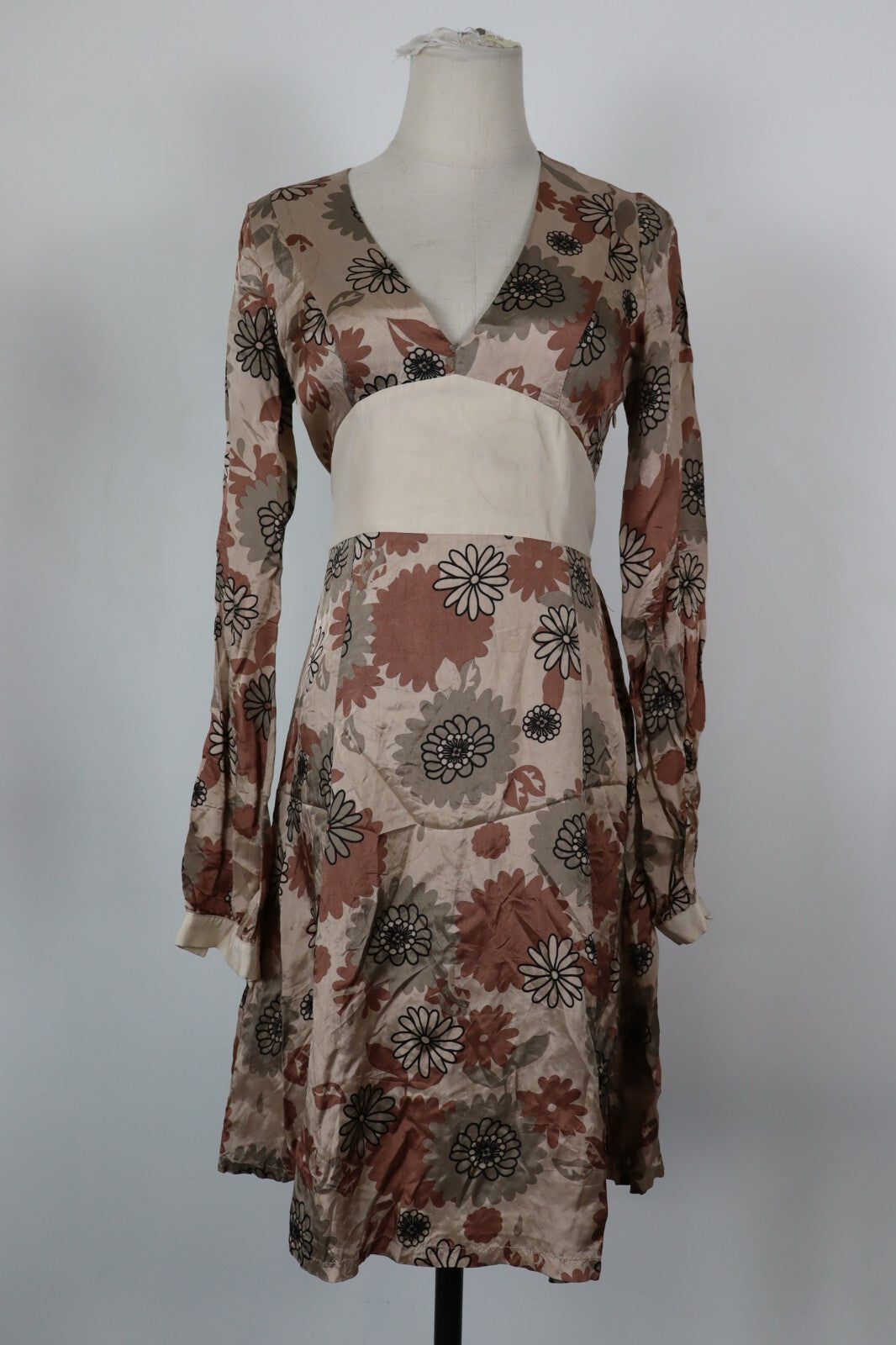 SIMONA BARBIERI TWINSET VESTITO DONNA TG 4M WOMAN CASUAL VINTAGE DRESS