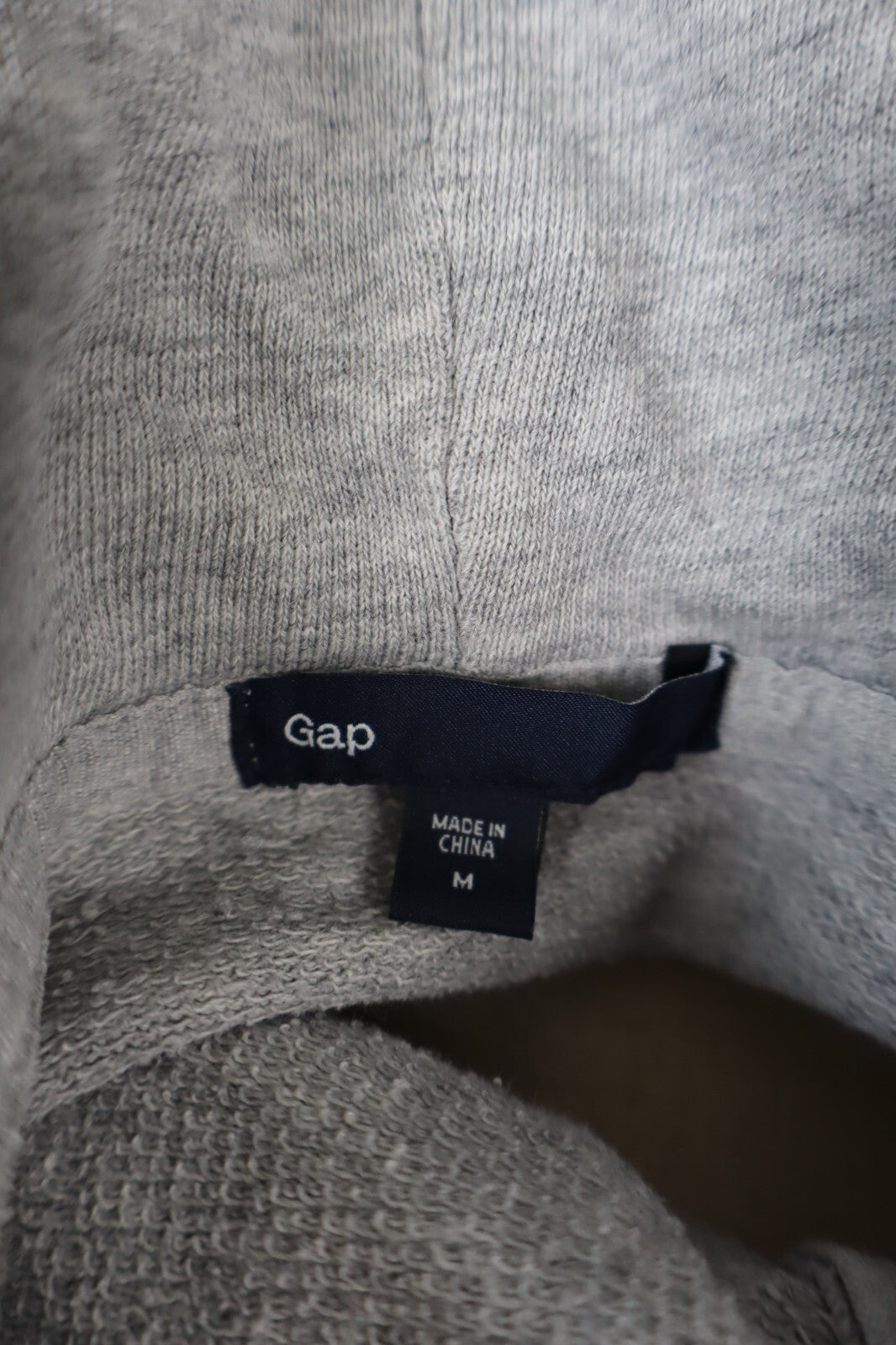 GAP FELPA CAPPUCCIO DONNA Tg M WOMAN CASUAL VINTAGE SPORT SWEATSHIRT COTONE
