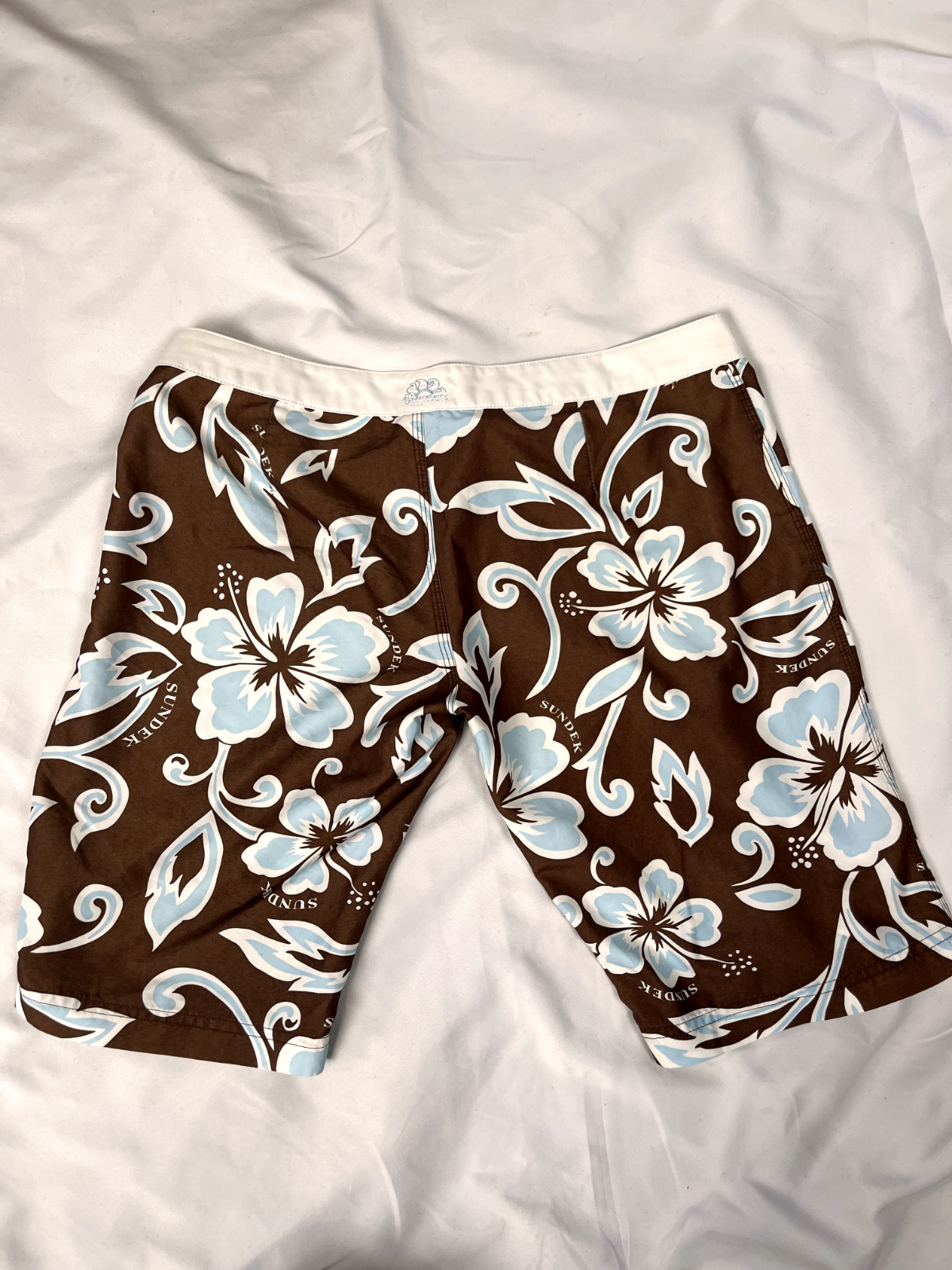 SUNDEK COSTUME PANTALONCINO MARE UOMO TG 2 MEN SWIMSUIT VINTAGE CASUAL