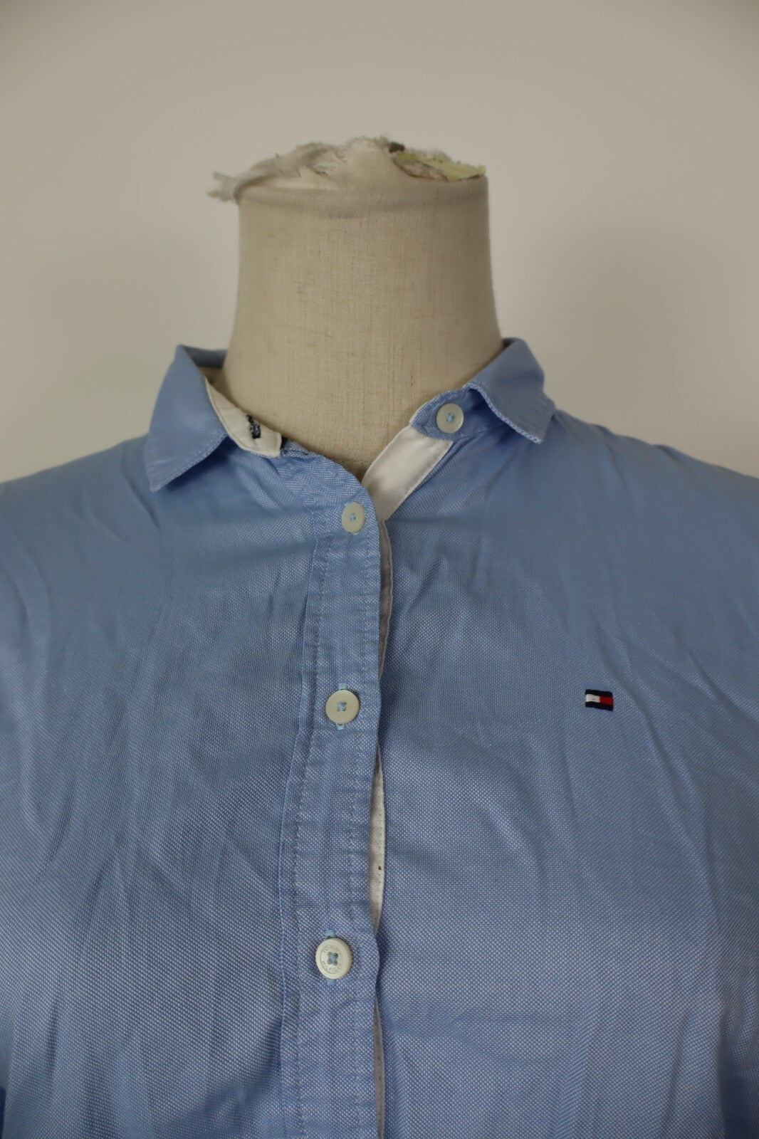 TOMMY HILFIGER CAMICIA DONNA TG. 4 WOMAN SHIRT CASUAL VINTAGE COTONE