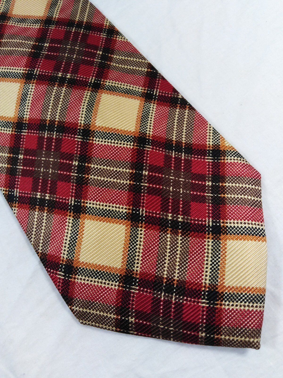 HARMONT & BLAINE 100%  SILK TIE SETA CRAVATTA NECKTIE MADE IN ITALY