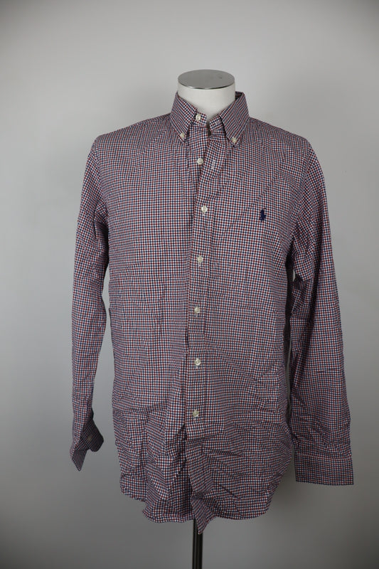 RALPH LAUREN CAMICIA UOMO TG L MAN CASUAL VINTAGE SHIRT COTONE MANICA LUNGA
