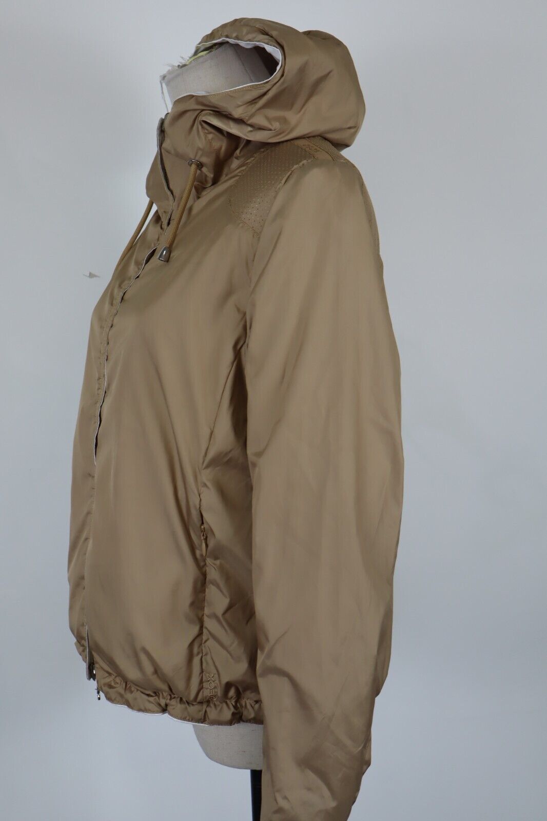 GEOX GIUBBINO DONNA TG 42 WOMAN JACKET GIACCA CASUAL VINTAGE COTONE DOUBLEFACE