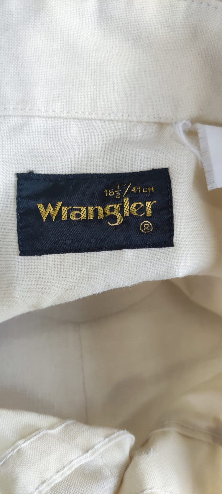 WRANGLER CAMICIA UOMO TG 16/2 - 41MAN CASUAL VINTAGE SHIRT COTONE COTTON