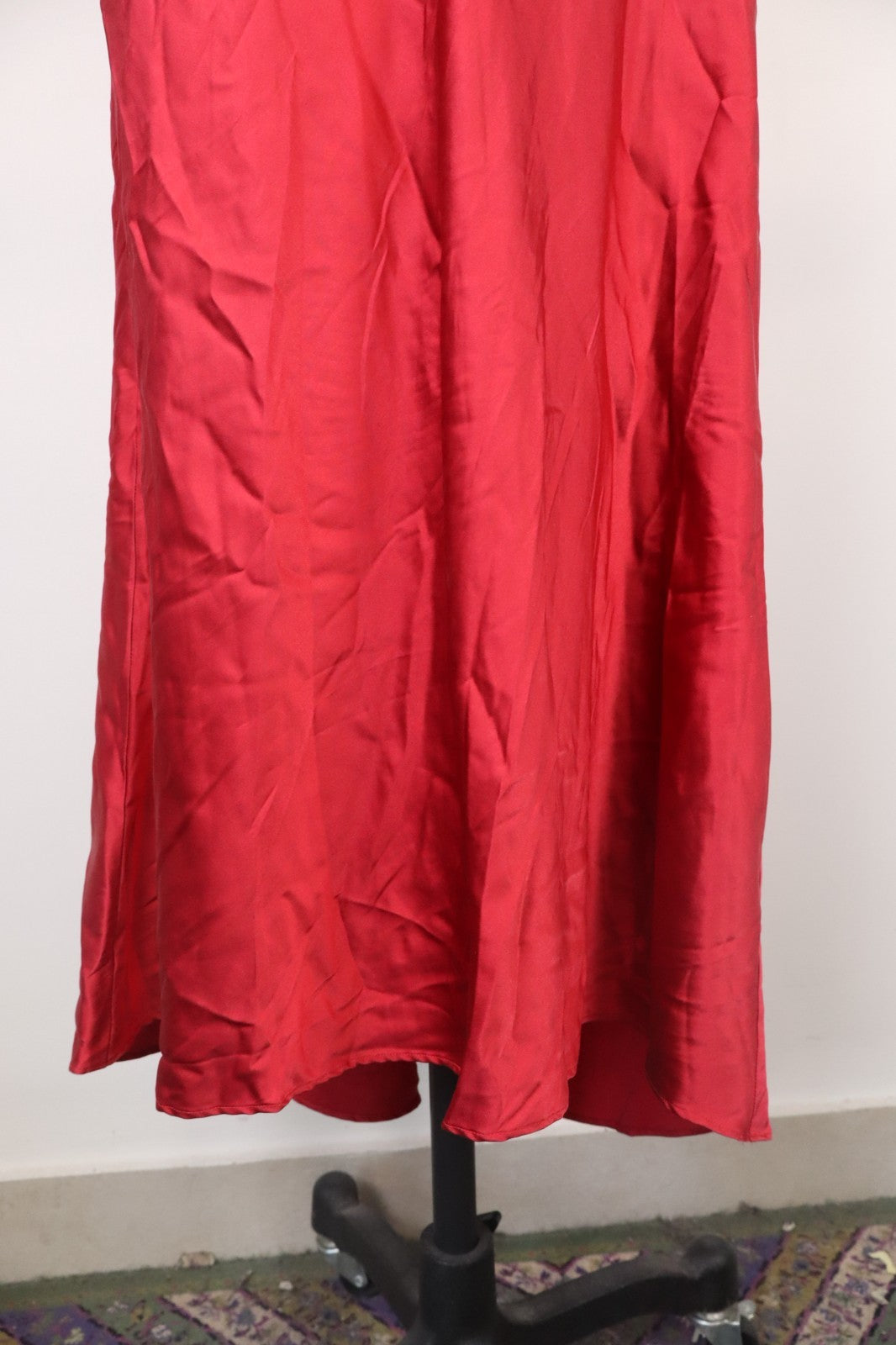 MARELLA VESTITO SMANICATO ABITO DONNA TG. 40 WOMAN CASUAL VINTAGE DRESS SETA