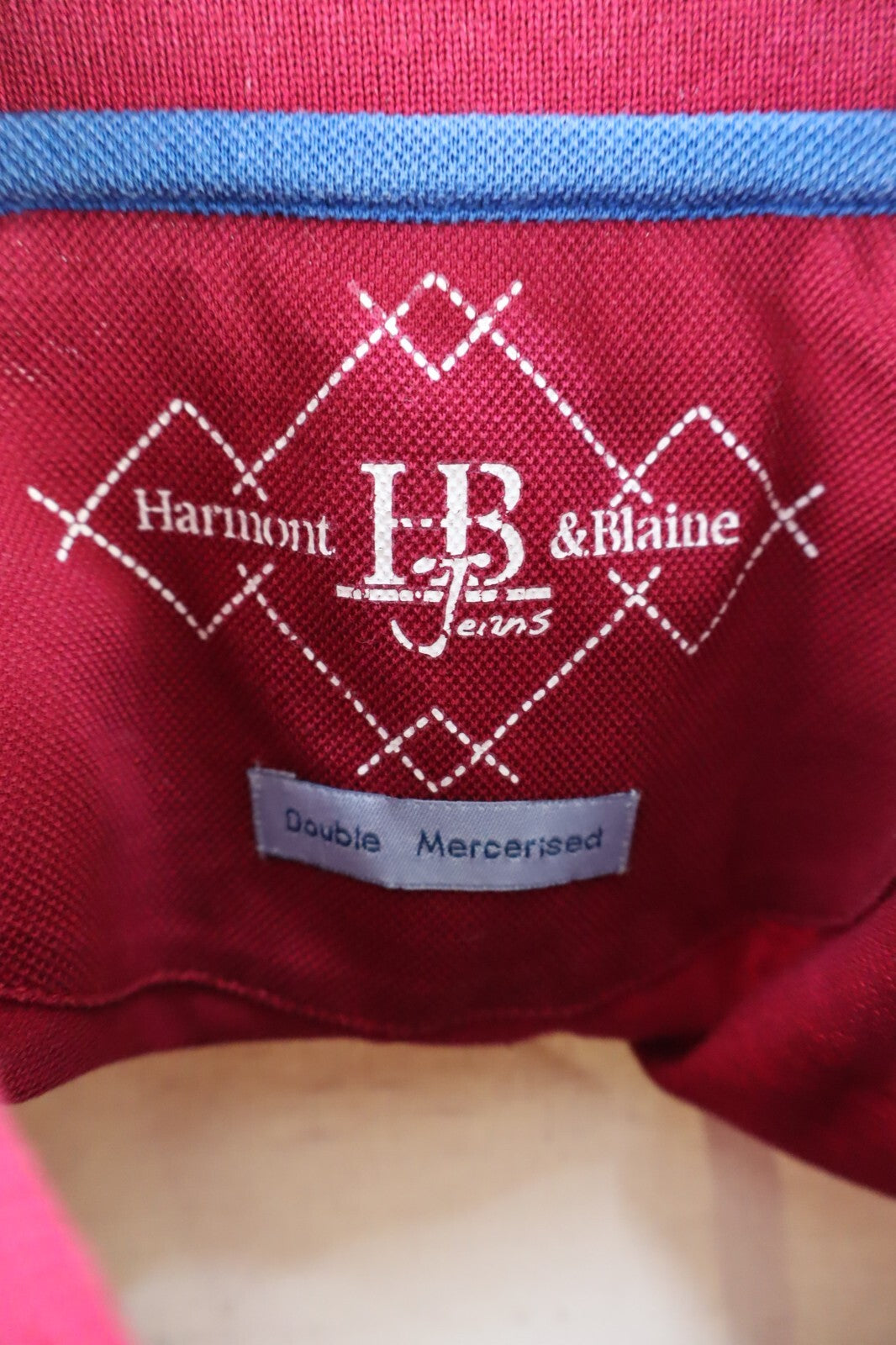 HARMONT & BLAINE POLO MAGLIA UOMO COTONE TG. XL MAN COTTON SHIRT CASUAL VINTAGE
