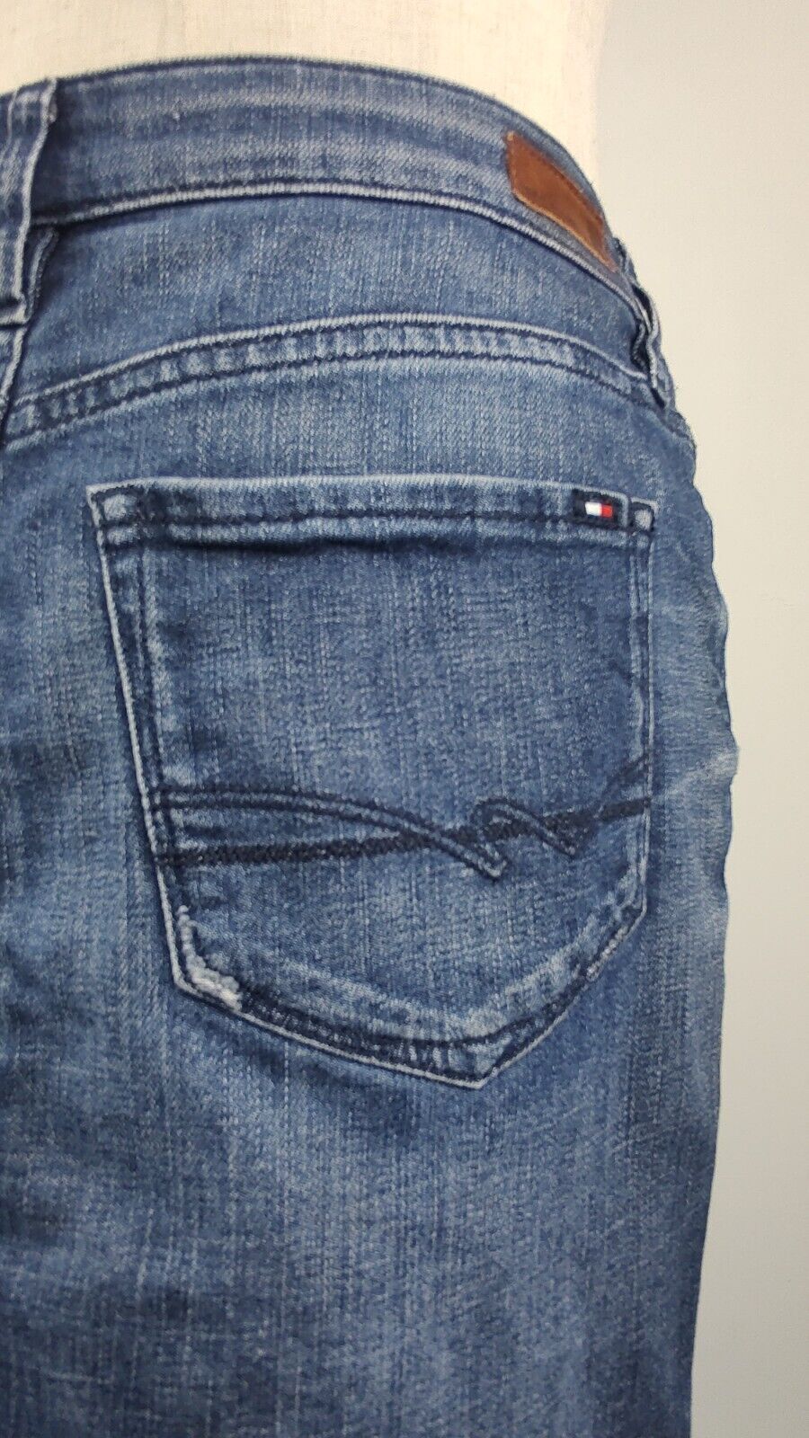 TOMMY HILFIGER GONNA JEANS COTONE DENIM DONNA WOMAN SKIRT TG. 6 VINTAGE