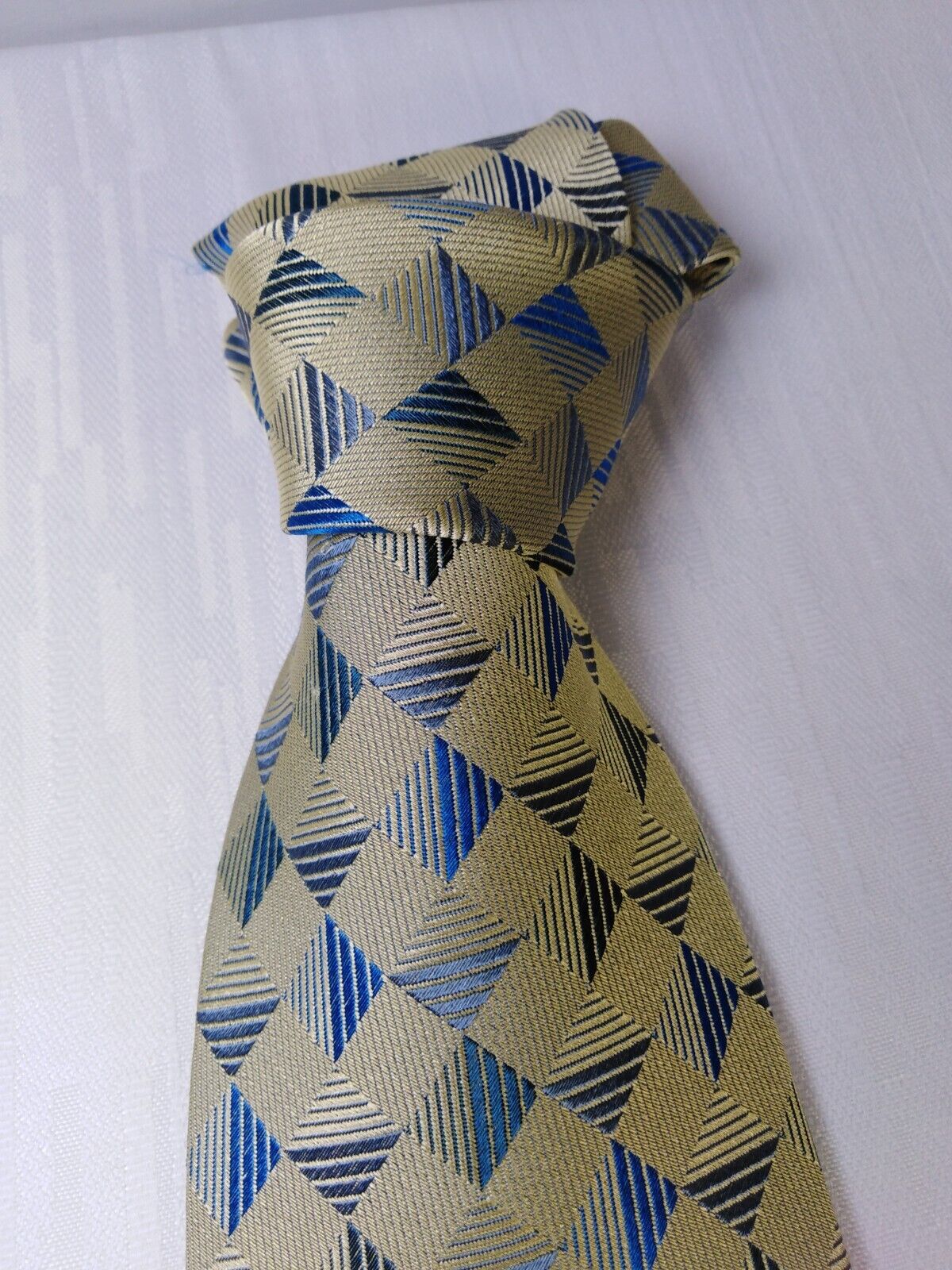 PROVENZALE NAPOLI SETA SILK TIE CRAVATTA NECKTIE ITALY VINTAGE SELF TIPPED