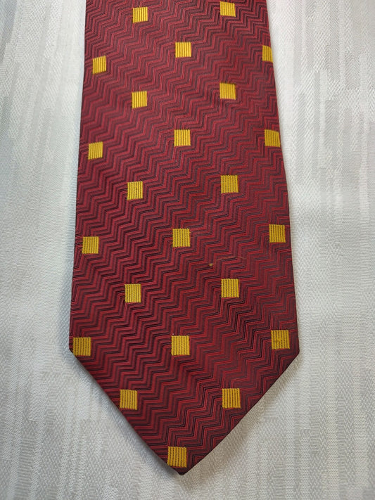 EREDI VISCONTI 100% SILK TIE SETA CRAVATTA NECKTIE MADE IN ITALY CLASSIC