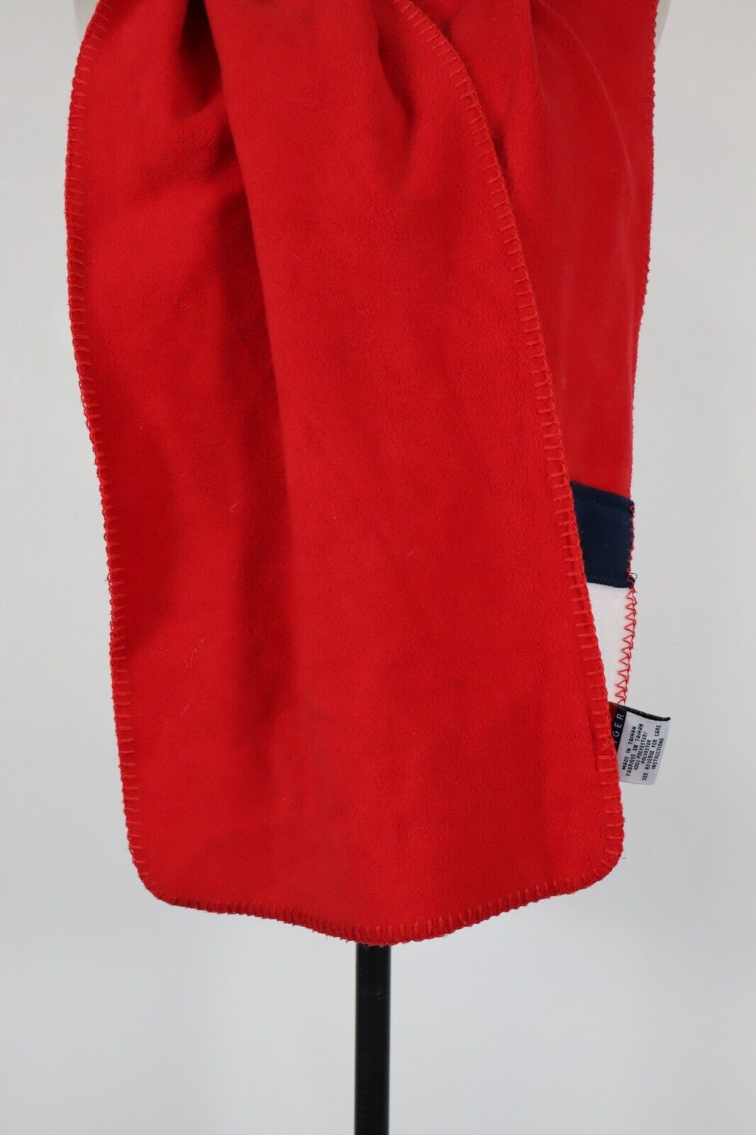 TOMMY HILFIGER SCIARPA PILE UOMO DONNA UNISEX WOMAN MAN VINTAGE CASUAL SCARF