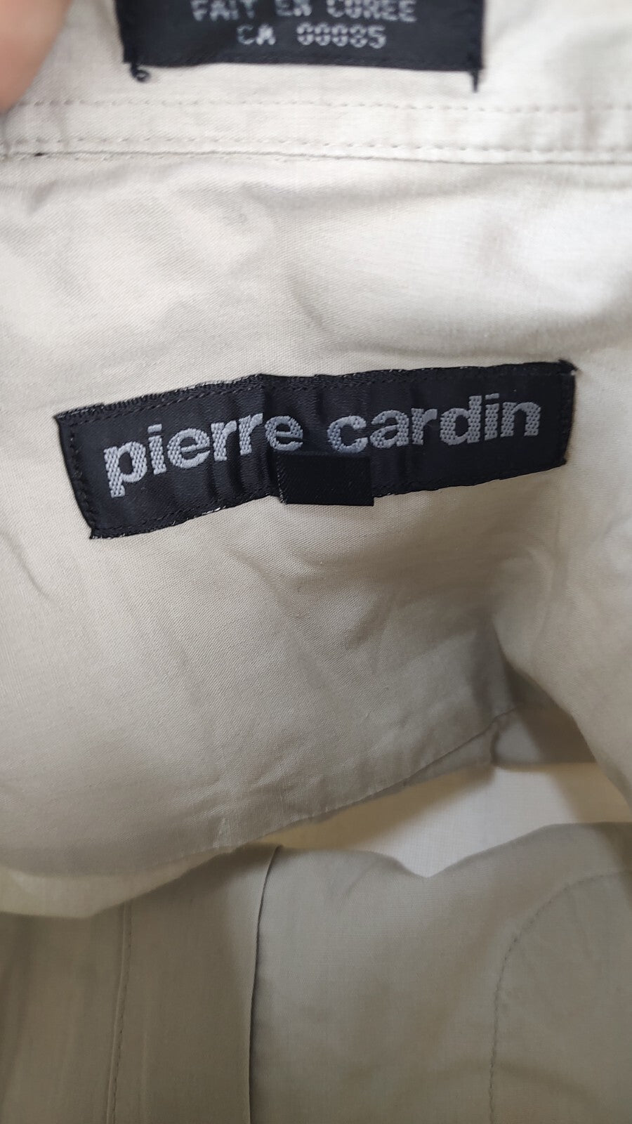 PIERRE CARDIN CAMICIA UOMO COTONE TG. L MAN CASUAL VINTAGE COTTON SHIRT