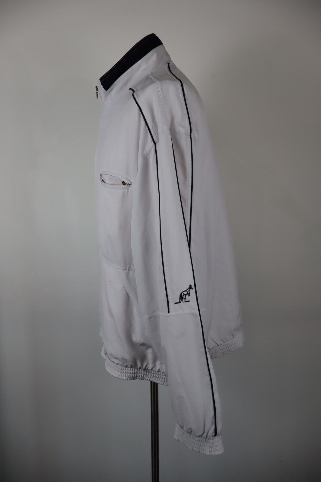 AUSTRALIAN GIACCA UOMO Tg. 56 MAN VINTAGE CASUAL SPORT JACKET FELPA CON ZIP