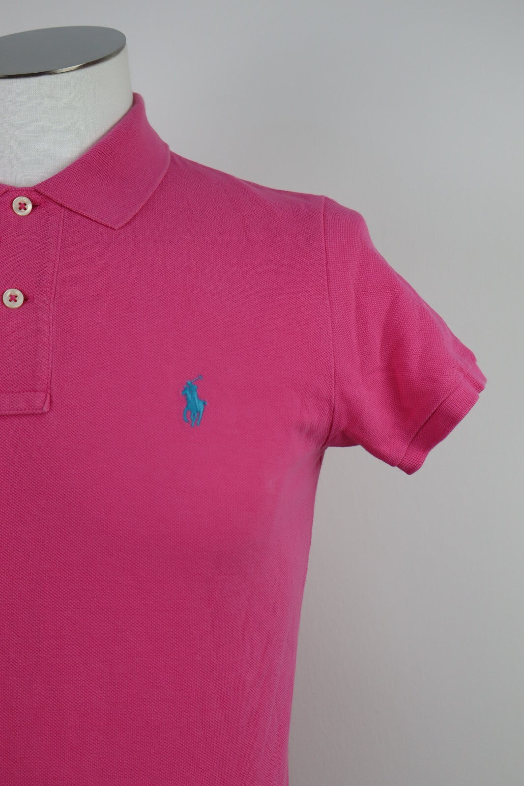RALPH LAUREN MAGLIA POLO  UOMO TG L MAN CASUAL VINTAGE T-SHIRT COTONE COTTON