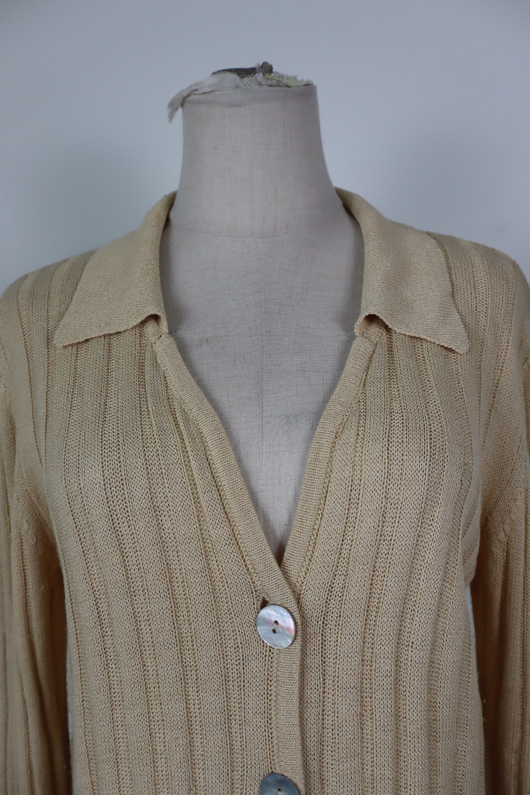 LIU JO MILANO MAGLIONE CARDIGAN DONNA TG M WOMAN SWEATER VINTAGE CASUAL COTONE