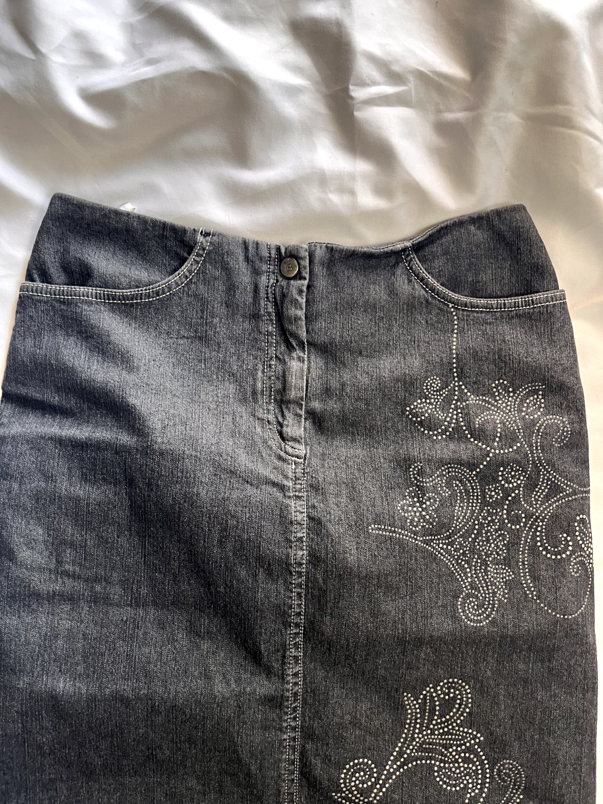 LAURA BIAGIOTTI GONNA DONNA TG. 42 WOMAN VINTAGE SKIRT CASUAL COTONE COTTON