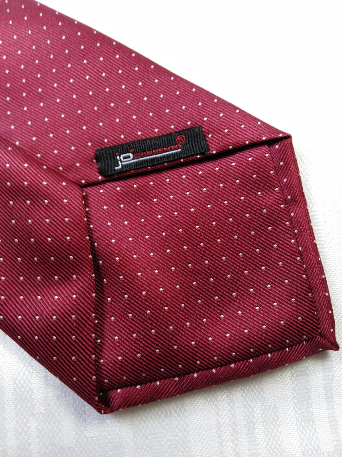 JO SORRENTO 100% SETA SILK TIE CRAVATTA NECKTIE ITALY VINTAGE SELF TIPPED