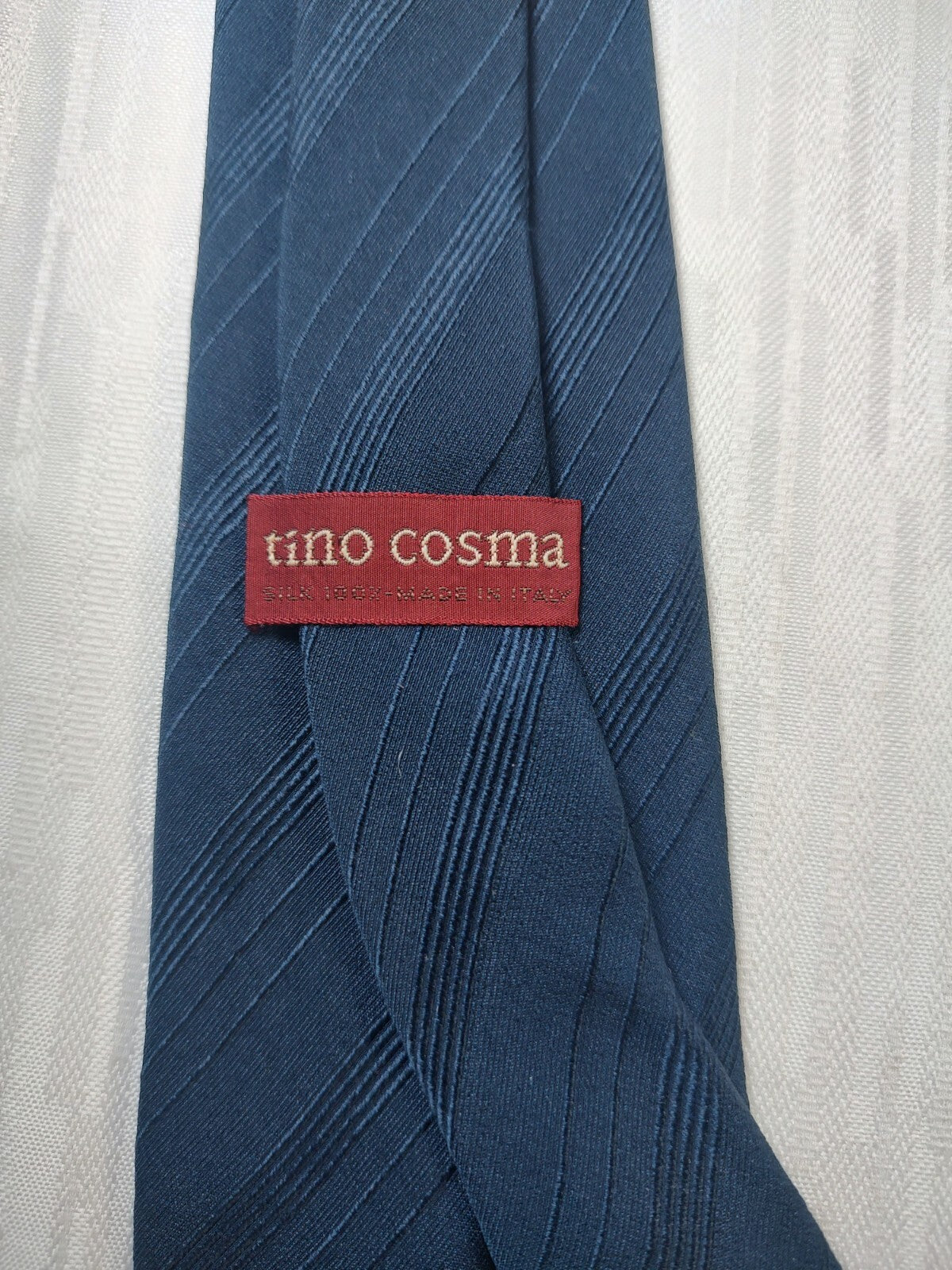 TINO COSMA 100% SILK TIE SETA CRAVATTA NECKTIE MADE IN ITALY CLASSIC