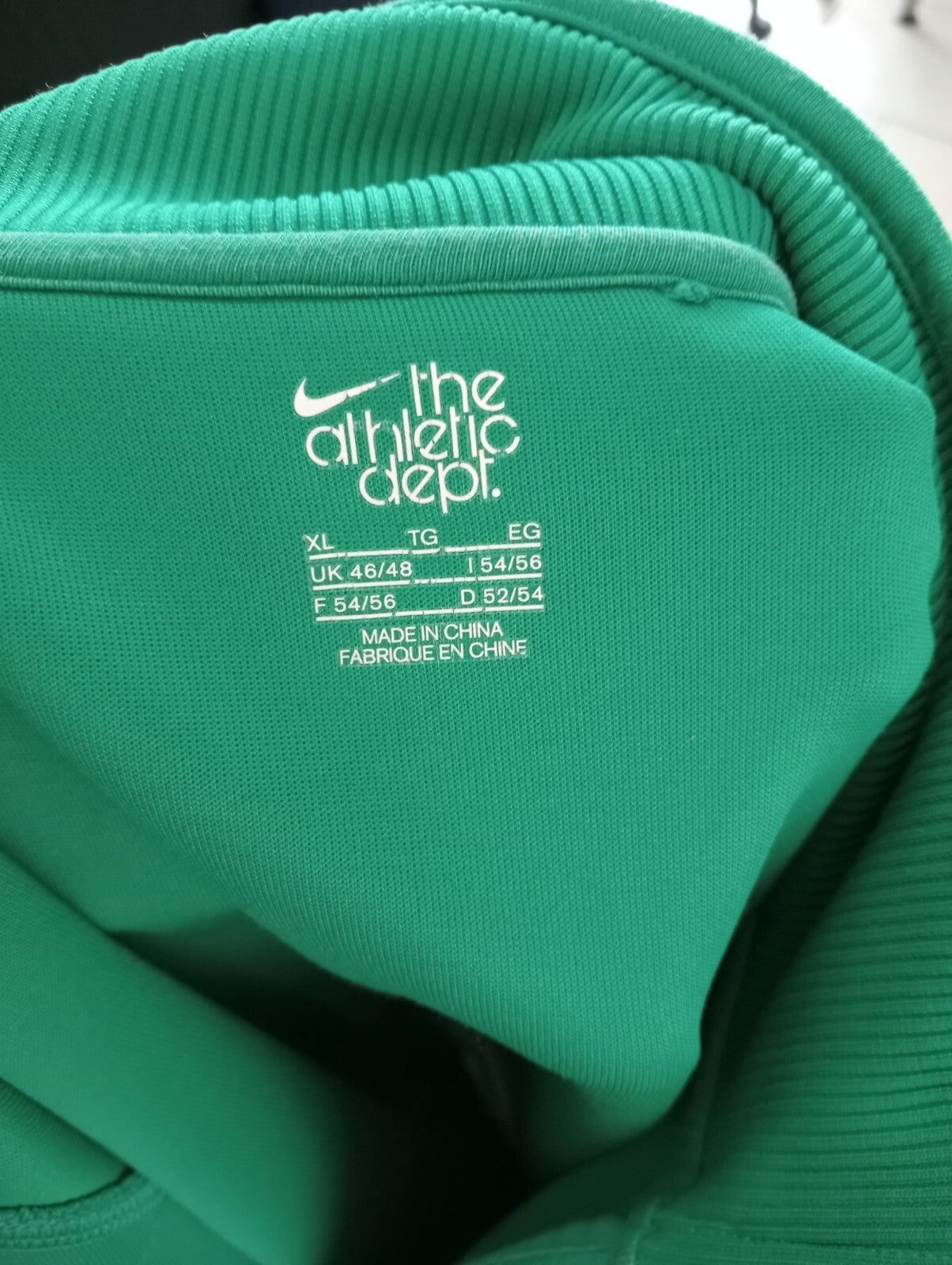 NIKE GIACCA SPORTIVA UOMO Tg. XL MAN VINTAGE CASUAL SPORT JACKET CON ZIP