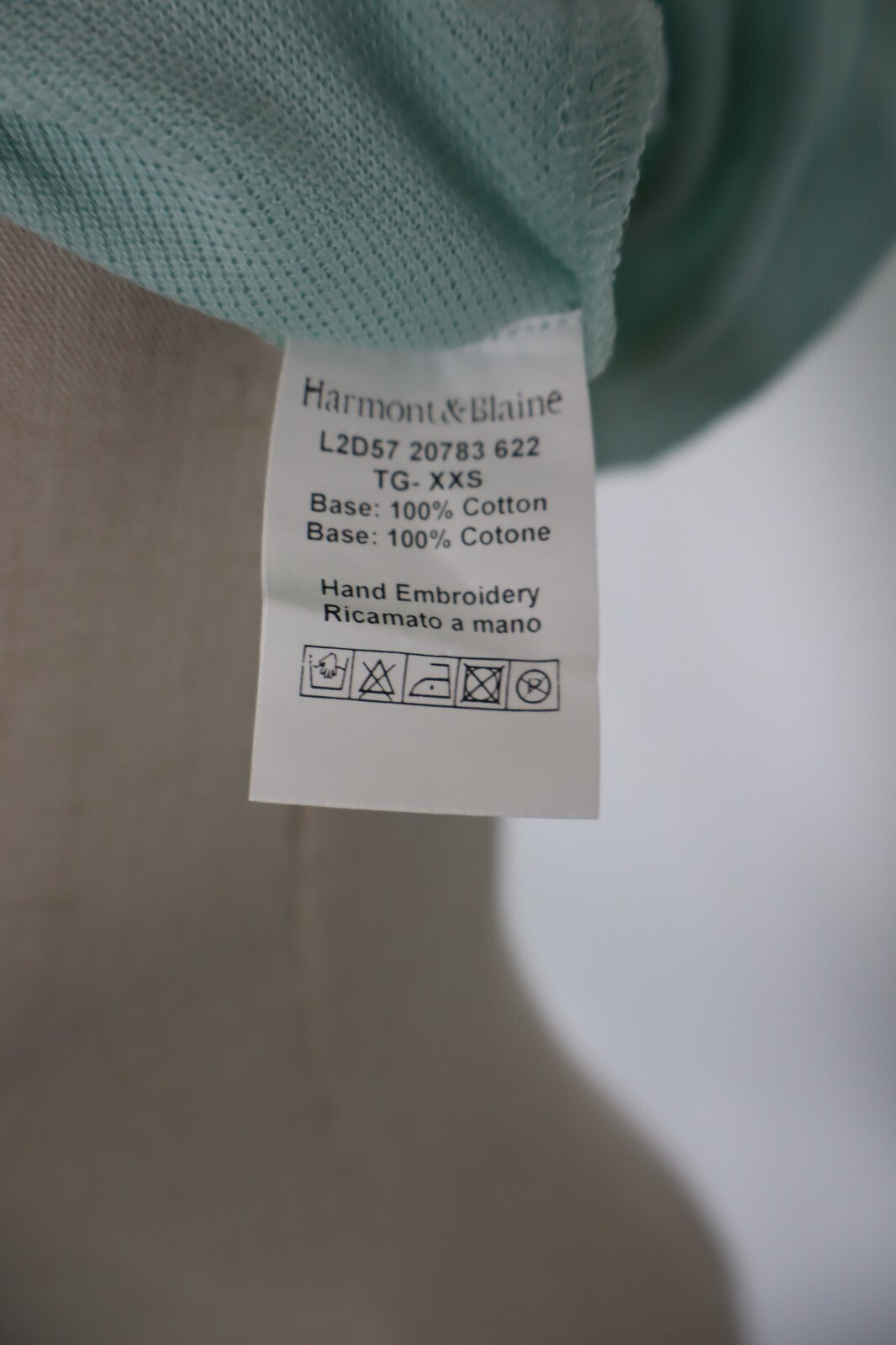 HARMONT & BLAINE POLO MAGLIA T-SHIRT DONNA COTONE TG 2XS WOMAN CASUAL VINTAGE