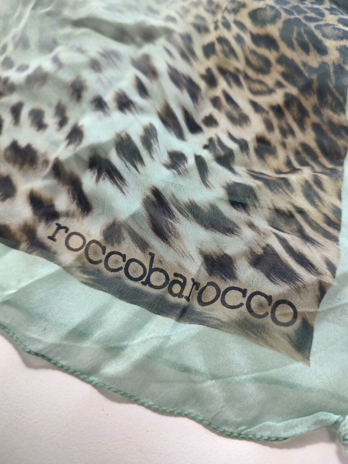 ROCCOBAROCCO FOULARD 100% SILK SETA SCARVES SCARF SQUARE MADE IN ITALY