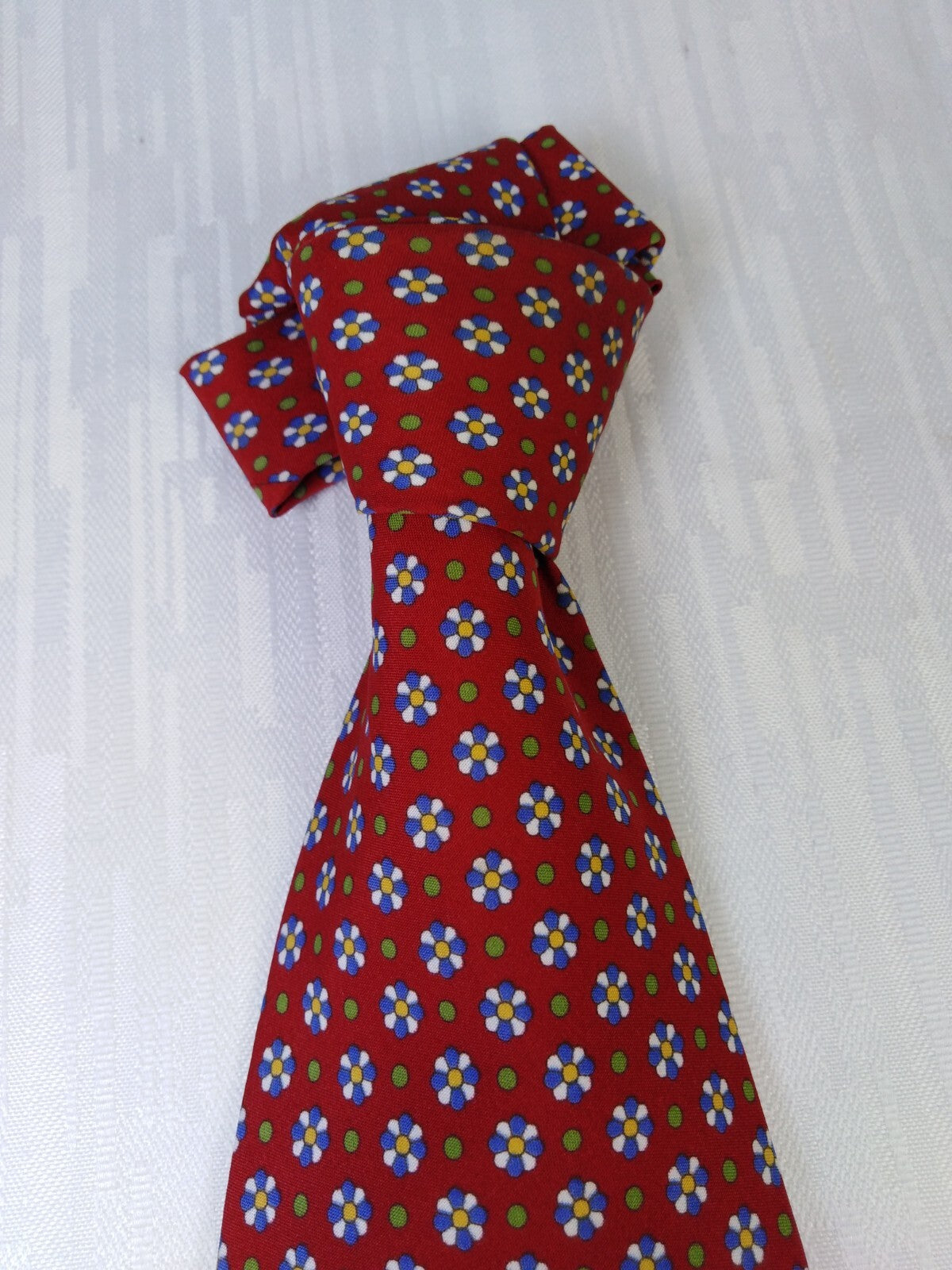NINO SALZANO 100% SETA SILK TIE CRAVATTA NECKTIE ITALY VINTAGE