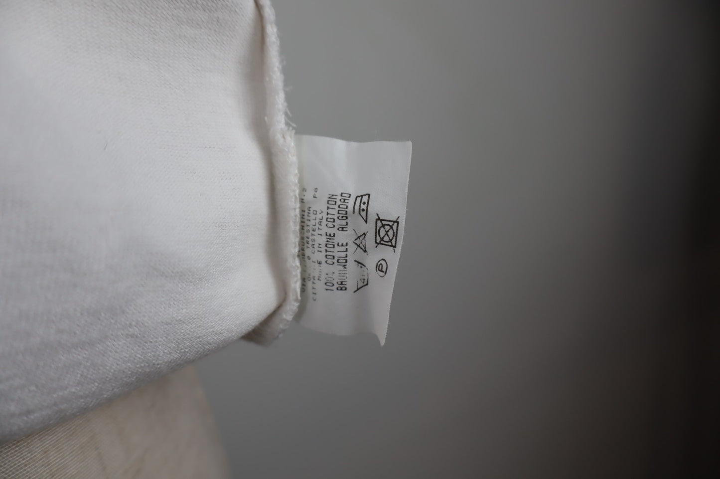 FERRE MAGLIA SMANICATA ZIP DONNA TG. M WOMAN CASUAL VINTAGE T-SHIRT TOP COTONE