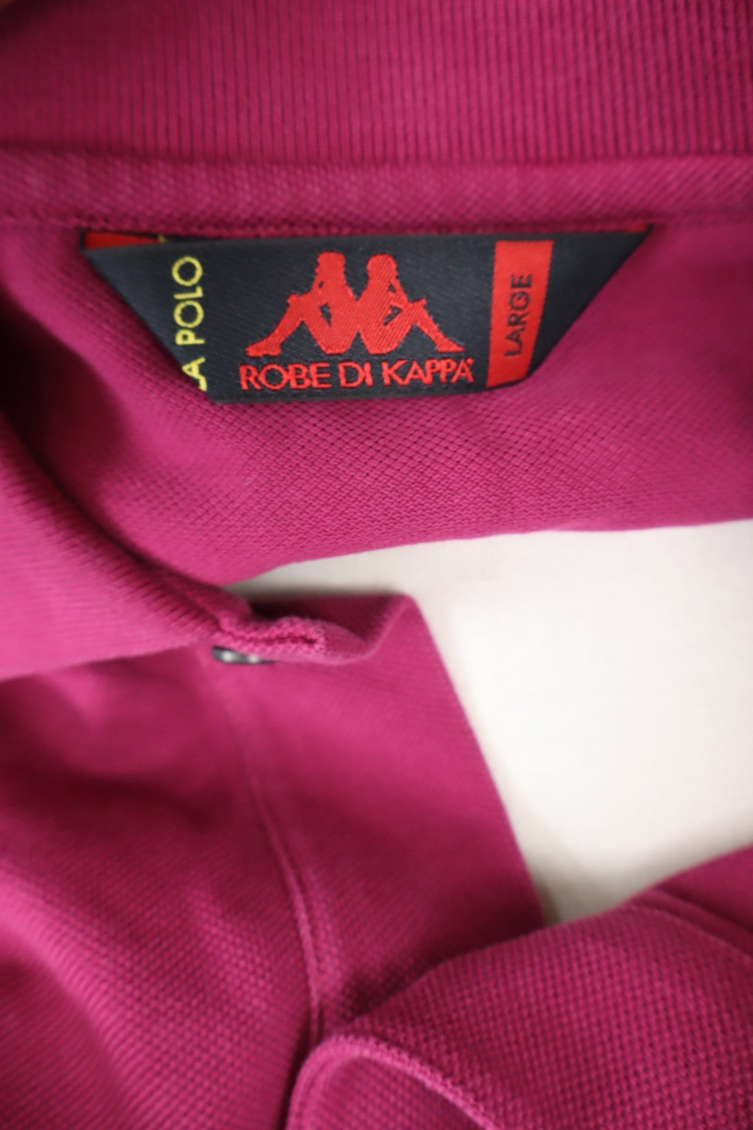 ROBE DI KAPPA MAGLIA POLO COTONE UOMO TG. L MAN T-SHIRT CASUAL VINTAGE COTONE