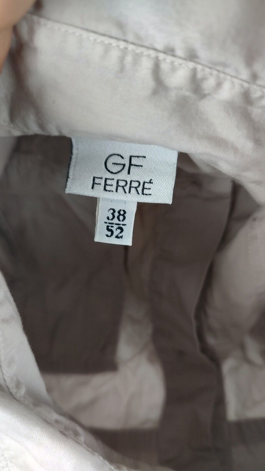 GIANFRANCO FERRE' JEANS CAMICIA UOMO COTONE TG 38 / 52 MAN CASUAL VINTAGE SHIRT